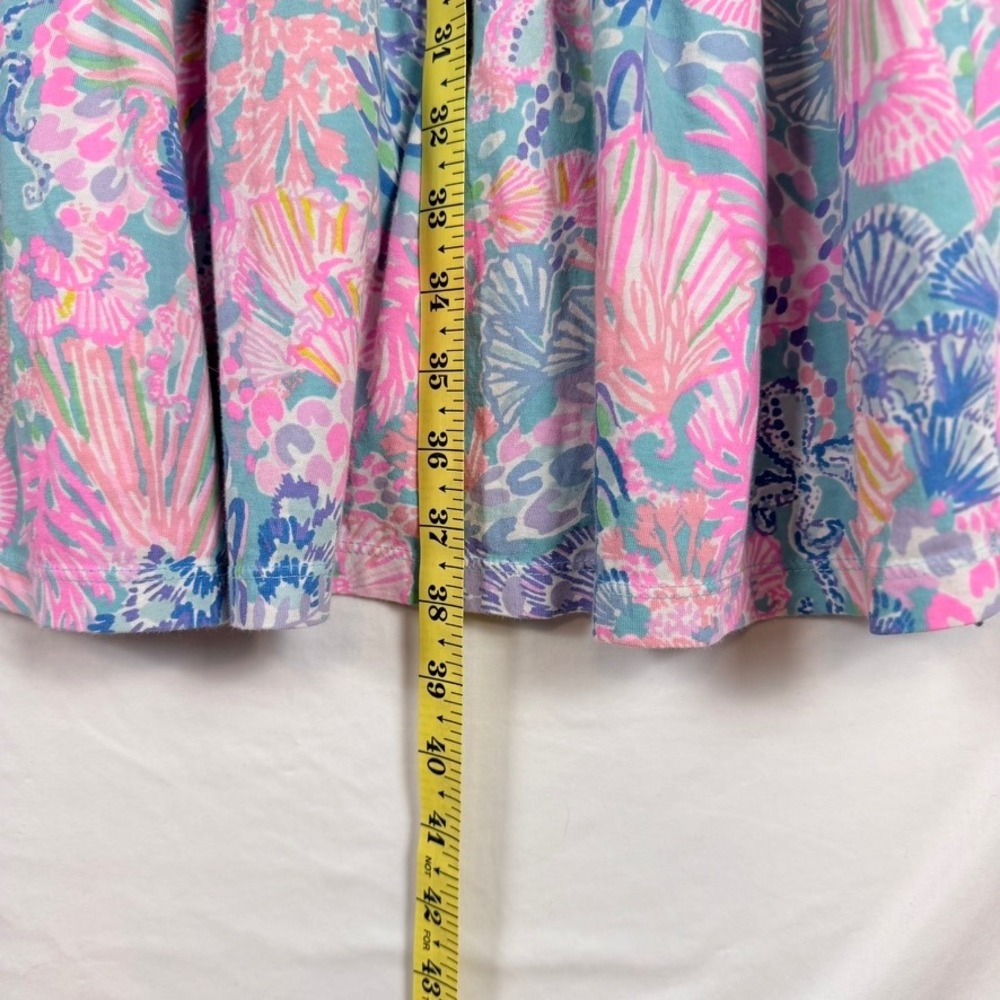 Lilly Pulitzer Geanna Swing Midi Dress XXL Tiered Lagenlook Colorful Coastal - Picture 11 of 11